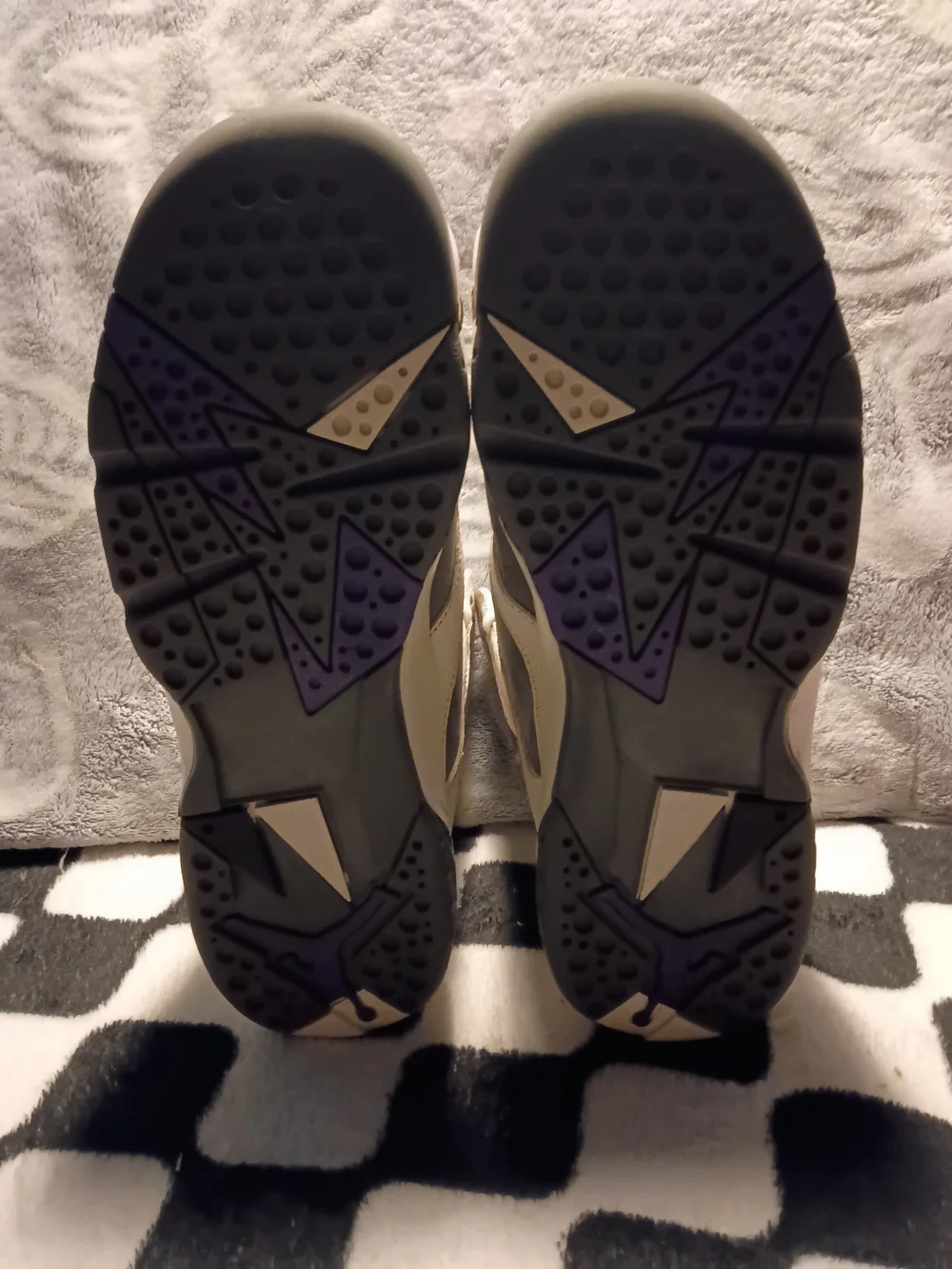 Air Jordan 7 Retro GS Flint 2021 Grey White Size 6Y/7.5W Used Replacement Box